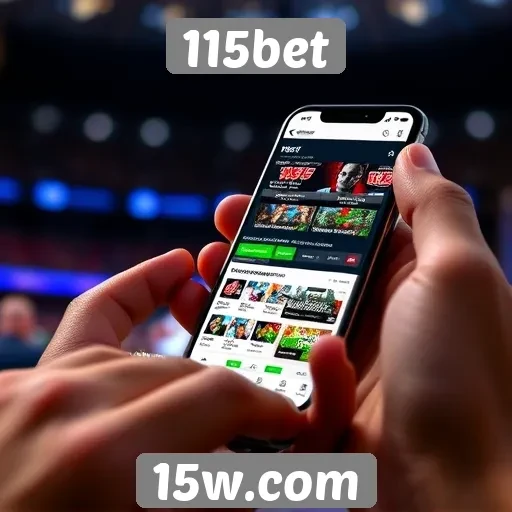 Acessibilidade do site 115bet em dispositivos móveis