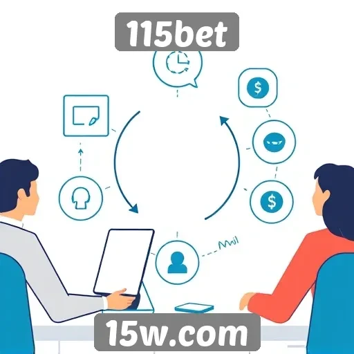 Como funciona o atendimento ao cliente no 115bet